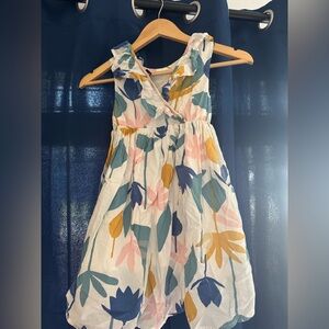 Tea Collection floral linen dress